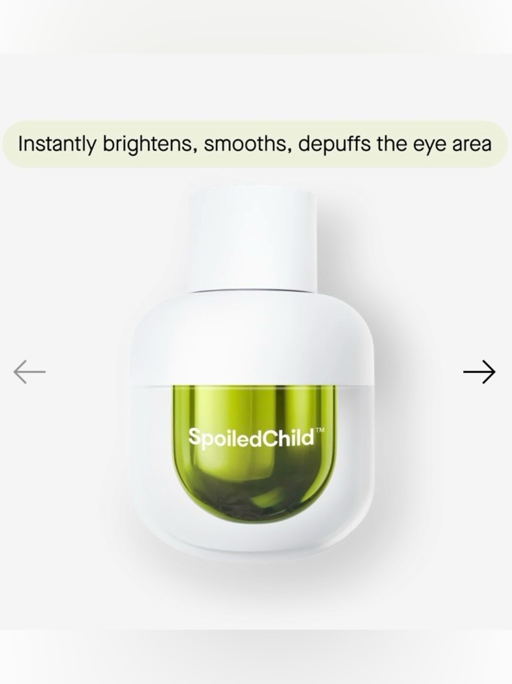Spoiled Child T31 Vitamin C Brightening Eye Cream MSRP $58 - Picture 2 of 3